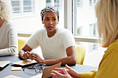 Business people having meeting in office