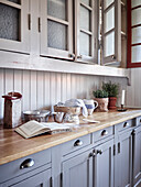 View of cupboards in kitchen