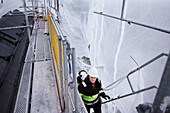 Ingenieur auf einer Baustelle