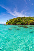 Motu Vaiorea, Bourayne-Bucht, Huahine, Französisch-Polynesien