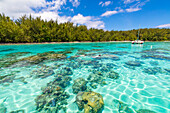 Motu Fareone, Tiahura, Moorea, Französisch-Polynesien