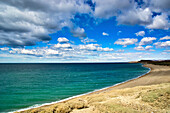 Argentinien, Santa Cruz. Nationalpark Monte Leon, der einzige Küstenpark in Argentinien.