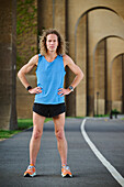 Portrait of runner outdoors