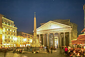 Italy, Rome, Obelisk in front of Pantheon