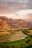 USA California. No Water No Life, California Drought Expedition 5. Tulare County, Rt 198, Slick Rock Recreation Area west of Three Rivers in Kaweah River Valley