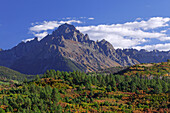 USA, Colorado, Berg Sneffels. Berglandschaft im Herbst