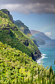 Hawaii, Kauai, Napali, Napali Coast State Park, Pacific Ocean, rainbow
