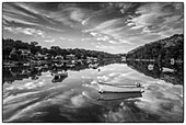 USA, New England, Massachusetts, Cape Ann, Gloucester, Annisquam, Lobster Cove, reflections