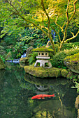 USA, Oregon, Portland. Japanese Garden