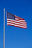 WA, Seattle, Amerikanische Flagge