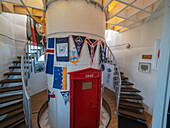 Interior view of the Cape Horn lighthouse at Cape Horn, Cabo de Hornos National Park, Hornos Island, Chile, South America