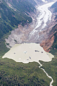 Flight-seeing from Haines over the Fairweather Range in Glacier Bay National Park, Southeast Alaska, United States of America, North America