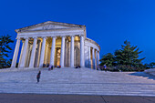 The Thomas Jefferson Memorial, a designated national memorial in West Potomac Park, Washington, D.C., United States of America, North America