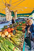 Market at Aix-en-Provence, Bouches-du-Rhone, Provence-Alpes-Cote d'Azur, France, Western Europe