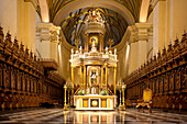 Main Altar and Choir, Basilica Metropolitan Cathedral of Lima, Lima, Peru, South America