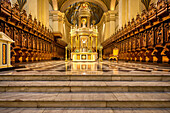 Hauptaltar und Chor, Basilika der Metropolitankathedrale von Lima, Lima, Peru, Südamerika