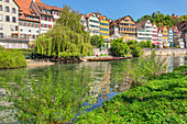 Altstadt am Neckar, Tübingen, Schwäbische Alb, Baden Württemberg, Deutschland, Europa