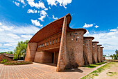 Church of Atlantida (Church of Christ the Worker and Our Lady of Lourdes), the work of engineer Eladio Dieste, UNESCO World Heritage Site, Canelones department, Uruguay, South America