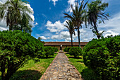 Inner Yard, San Javier Mission, Jesuit Missions of Chiquitos, UNESCO World Heritage Site, Santa Cruz department, Bolivia, South America