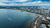Luftbild von Punta del Este, Uruguay, Südamerika