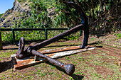 Anchor of the Bounty, Pitcairn island, British Overseas Territory, South Pacific, Pacific