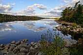 Long Lake Provincial Park in Autumn, Nova Scotia, Canada, North America