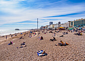 Brighton Beach, City of Brighton and Hove, East Sussex, England, United Kingdom, Europe