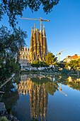 Antoni Gaudi, Sagrada Familia, UNESCO World Heritage Site, Barcelona, Catalonia, Spain, Europe