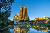 Sagrada Familia, UNESCO-Welterbestätte, Barcelona, Katalonien, Spanien, Europa