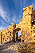 Die Ruinen der Burg, Cuenca, Kastilien-La Mancha, Spanien, Europa