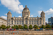 Das Gebäude des Hafens von Liverpool, Pier Head, Liverpool, Merseyside, England, Vereinigtes Königreich, Europa