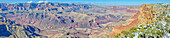 Der Colorado River von den Palisades of the Desert in der Nähe des Comanche Point am Grand Canyon, Arizona, Vereinigte Staaten von Amerika, Nordamerika