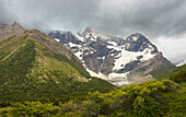 Paine Grande mountain in French Valley, Torres del Paine National Park, Patagonia, Chile, South America