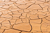 Mud cracks, Namafjall Hverir, Iceland, Polar Regions