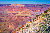 Blick auf den Grand Canyon vom South Kaibab Trail, Grand-Canyon-Nationalpark, UNESCO-Weltnaturerbe, Arizona, Vereinigte Staaten von Amerika, Nordamerika
