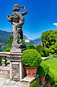 The gardens of Palazzo Borromeo, Isola Bella, Borromean Islands, Lake Maggiore, Stresa, Piedmont, Italian Lakes, Italy, Europe