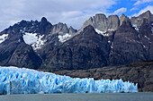 Grauer Gletscher, Torres del Paine National Park, Patagonien, Chile, Südamerika