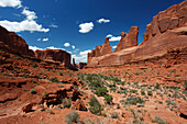 Park Avenue, Arches National Park, Utah, Vereinigte Staaten von Amerika, Nordamerika