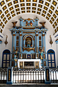 Main altarpiece, the 19th century Church of Nuestra Senora de Regla, Havana, Cuba, West Indies, Caribbean, Central America