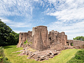 Goodrich Castle, Goodrich, Ross-on-Wye, Herefordshire, England, Vereinigtes Königreich, Europa