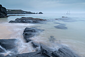 Mother Ivey's Bay bei Trevose Head an der Nordküste von Cornwall, England, Vereinigtes Königreich, Europa