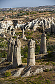 Love Valley, near Goreme, Cappadocia Region, Nevsehir Province, Anatolia, Turkey, Asia Minor, Asia
