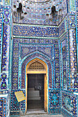 Shirin Beka Oka Mausoleum, Shah-I-Zinda, UNESCO World Heritage Site, Samarkand, Uzbekistan, Central Asia, Asia