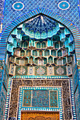 Kutlug Oko Mausoleum, Shah-I-Zinda, UNESCO World Heritage Site, Samarkand, Uzbekistan, Central Asia, Asia