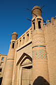 Außenmauern des Tosh-Havli-Palastes, Ichon Qala (Itchan Kala), UNESCO-Welterbestätte, Chiwa, Usbekistan, Zentralasien, Asien