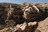 Mar Saba, one of the oldest continuously inhabited monasteries in the world, eastern Judean Desert, Israel, Middle East