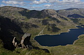 Snowdon, Snowdonia National Park, Nordwales, Vereinigtes Königreich, Europa