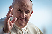 Papst Franziskus, Papst seit 2013, erster Jesuitenpapst, der erste aus Amerika, der erste aus der südlichen Hemisphäre, Vatikan, Rom, Latium, Italien, Europa