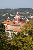 Monserrate Palace set in the botanical park, UNESCO World Heritage Site, Sintra, Lisbon Region, Portugal, Europe
