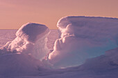 Winter ice pack formation on Hudson Bay near Churchill Manitoba sub-arctic Northern Canada